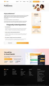 Poddomena je domena, ki je del večje domene, imenovane korenska domena. Vsaka stranka LiveAgent ima svojo poddomeno.