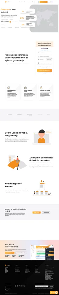 Ali stranke, ki uporabljajo vaše gostovanje, potrebujejo bolj kvalitetno pomoč? Dajte jo jim s pravo programsko opremo. Preizkusite LiveAgent, 14 dni brezplačno, brez pripetih nizov.