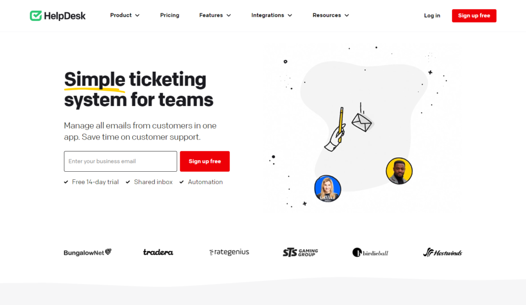 Helpdesk domača stran