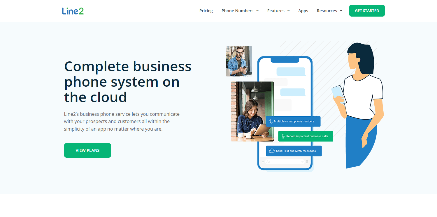 Spletno mesto ponudnika Line2