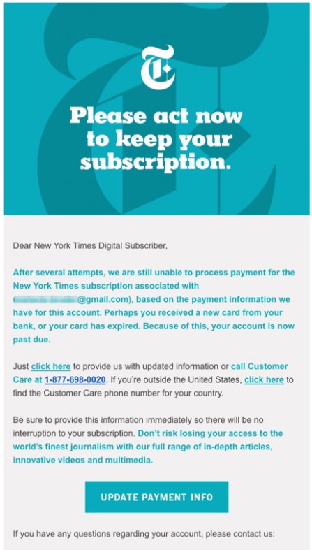 nyt spreten email primer