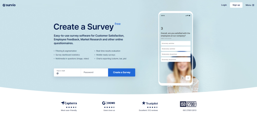 Domača stran Survio