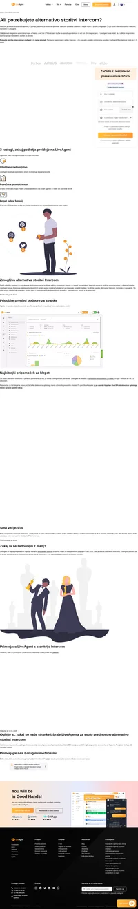 Če iščete alternativo storitvi Intercom, razmislite o storitvi LiveAgent. LiveAgent ima najhitrejši pripomoček za klepet na trgu in ima več kot 179 funkcij službe za pomoč uporabnikom.