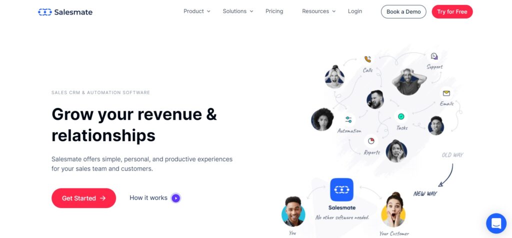 salesmate-domača-stran Salesmate domača stran