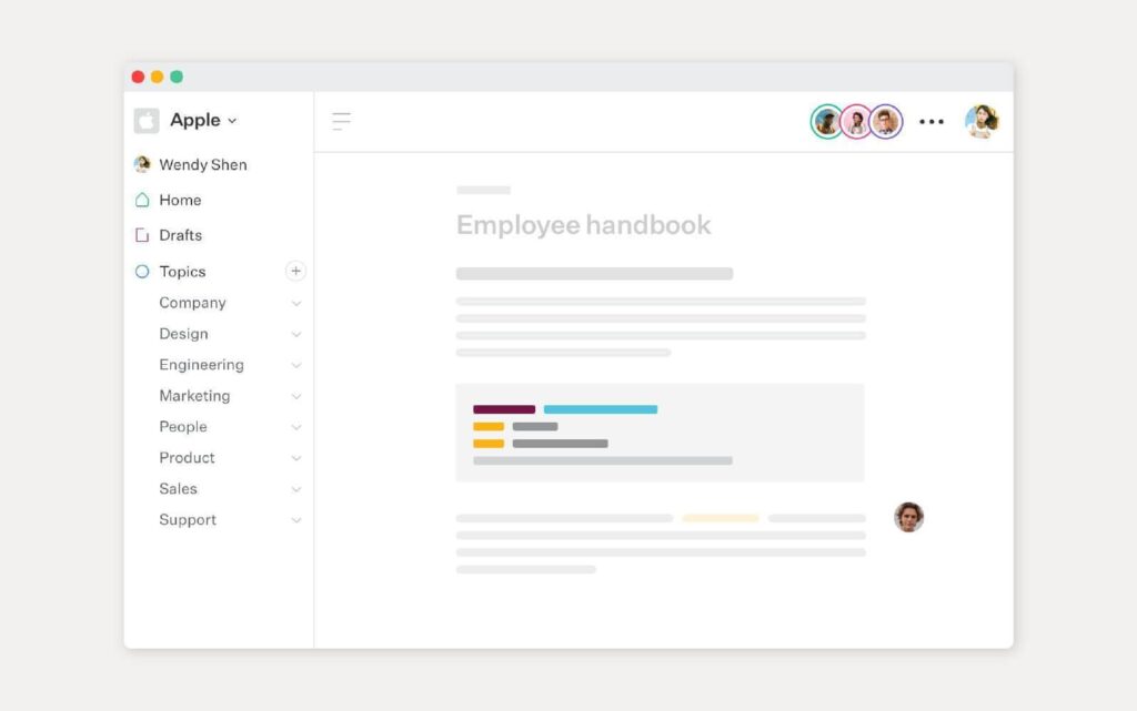 Posnetek zaslona rešitve baze znanja Slab