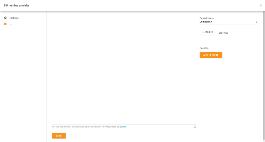 Funkcija povratnega klica IVR je nastavila LiveAgent