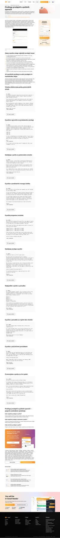 Uporabite naših 10 prodajnih e-poštnih predlog za vsako priložnost. Od predlog za črni petek do dodatnih prodaj in promocij za rojstni dan – imamo vse.