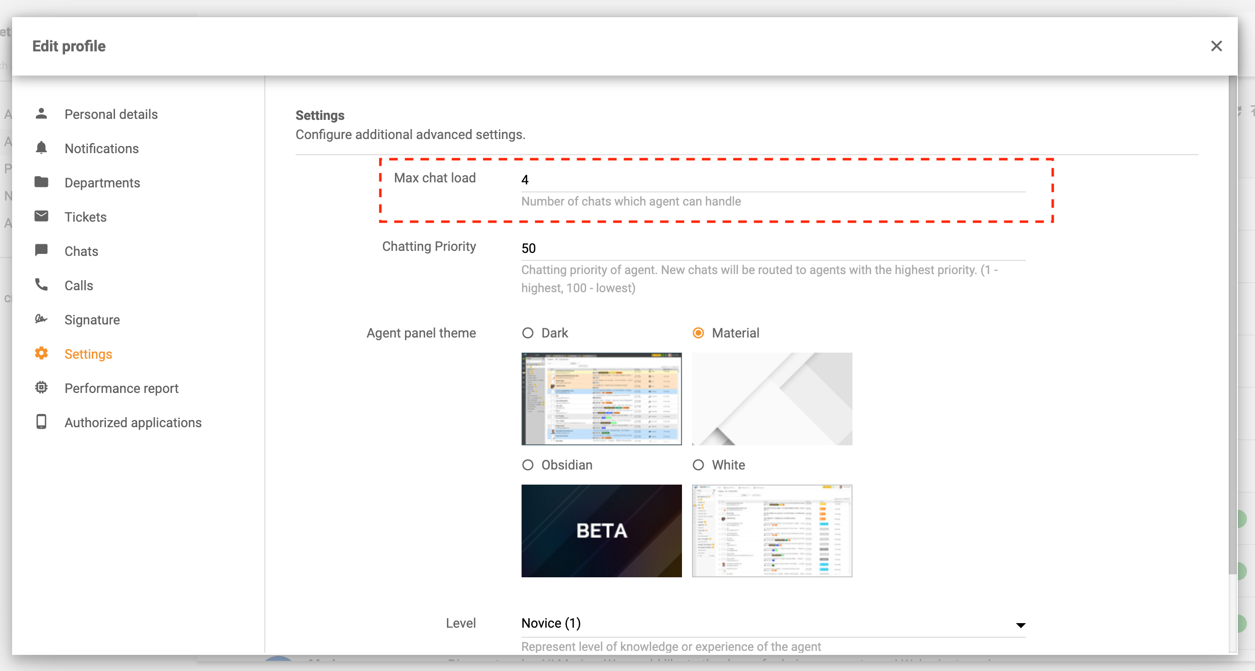 Najvišja obremenitev-klepeta-LiveAgent