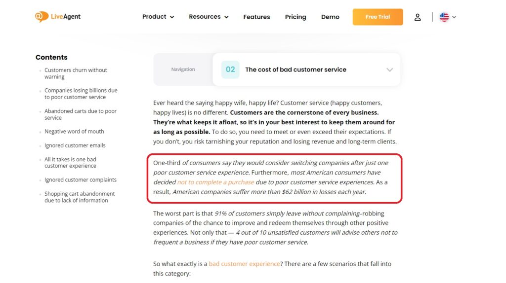LiveAgent statistic source