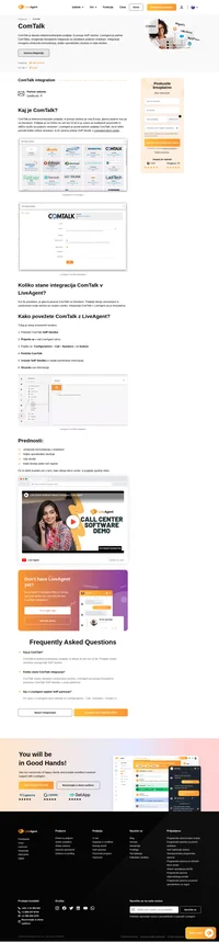 ComTalk je telekomunikacijsko podjetje, ki ponuja tudi VoIP storitve. Preberite več o ComTalk integraciji v LiveAgent in njenih prednostih.