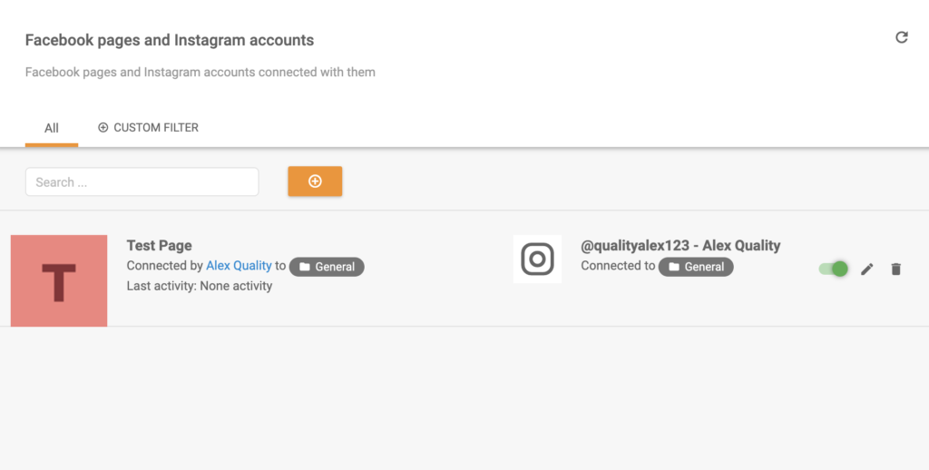 Instagram povezan z LiveAgent