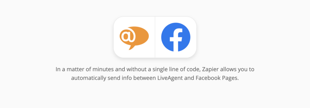 LiveAgent in Facebook integracija na Zapierju