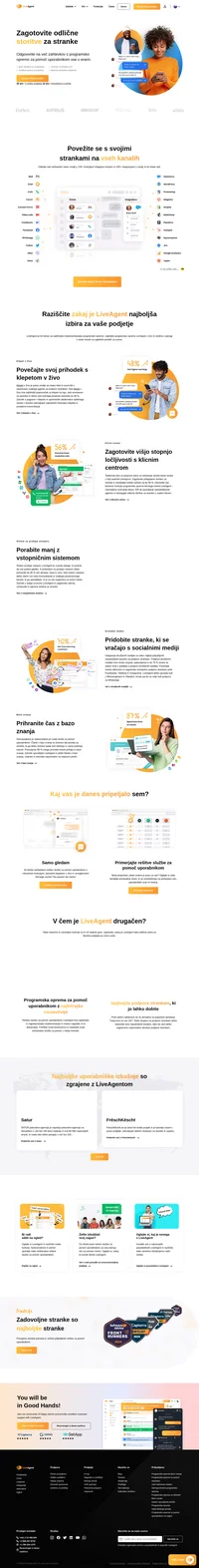 Odlična storitev za stranke se začne z boljšo programsko opremo službe za pomoč uporabnikom. Oglejte si prednosti LiveAgent in začnite v 5 minutah.