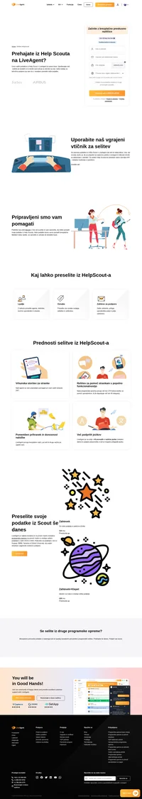 Selitev s HelpScouta na LiveAgent je prava stvar. Upoštevajte naš vodnik po korakih in to storite sami ali se obrnite na nas, da vam bomo pomagali.