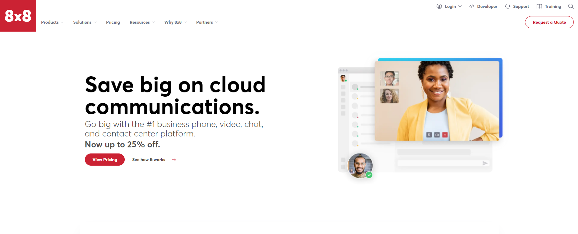 Ponudnik VoIP serije 8x8 X