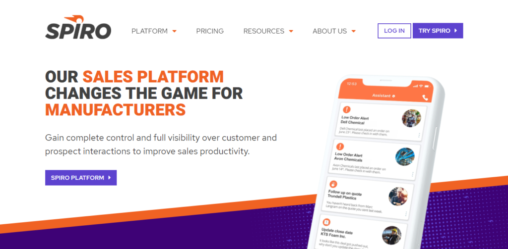 spiro-domača-stran Spiro CRM programska oprema