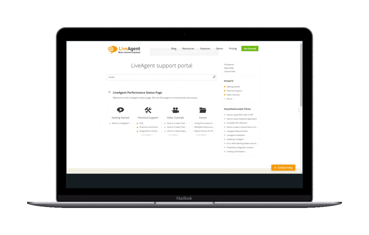 knowledge-base zasnove baze znanja v liveagent za prenos podatkov