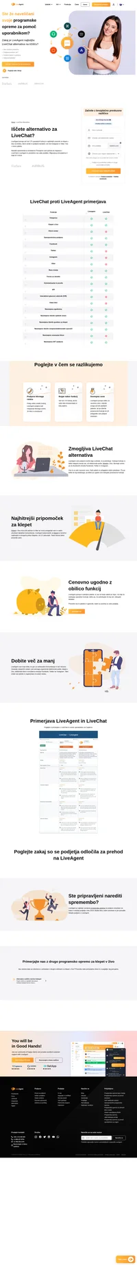 LiveAgent ponuja več kot 175 uporabnih funkcij in najhitrejši vmesnik za klepet v živo na tržišču, klicni center in podporo kanalom, kot je Instagram.