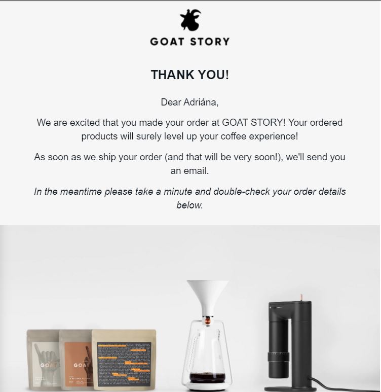 e -pošta o kozji zgodbi