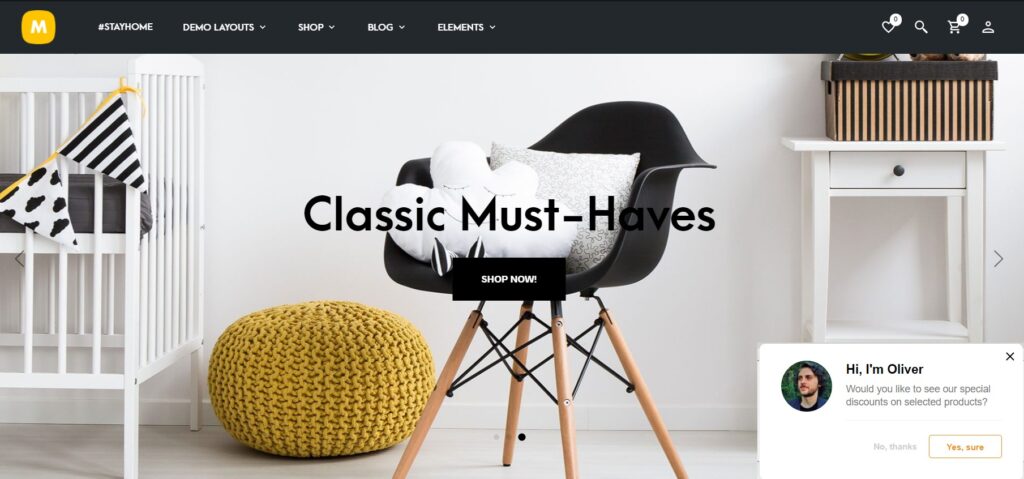 Chat widget of LiveAgent customer service software