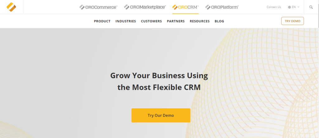 orocrm_domača_stran Programska oprema OroCrm CRM