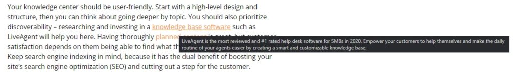 Notranja povezava ima številne prednosti