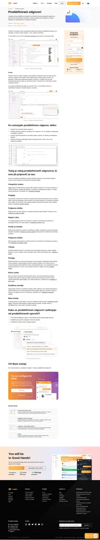 Če se želite izogniti tipkanju enakega odgovora na ponavljajoča se vprašanja, uporabite preddefinirane odgovore. Ustvarite in jih uporabite, ko jih potrebujete.